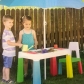 Продукт Tеga Baby Multicolor - Комплект маса с два стола - 1 - BG Hlapeta