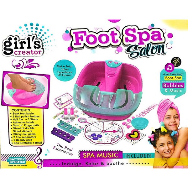 RTOYS Foot Spa - Комплект за педикюр с музика, 15 части