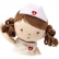 Babyono Кукла Nurse Grace - Плюшена играчка  3