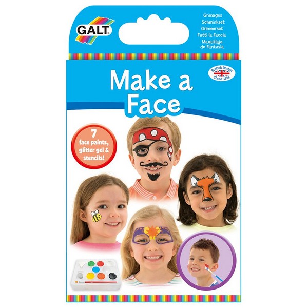 Продукт Galt Toys Нарисувай лицето си - Боички за лице - 0 - BG Hlapeta