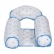 Sevi bebe - Възглавничка за спане настрани и оформяне на главата 2в1, синя 1