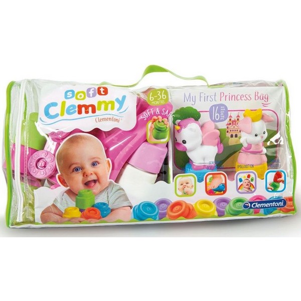 Продукт Clementoni My first princess bag Soft Clemmy - Конструктор 16 части - 0 - BG Hlapeta