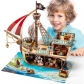 Продукт Cubic Fun Кораб Pirate Treasure Ship - 3D Пъзел 157ч. - 1 - BG Hlapeta