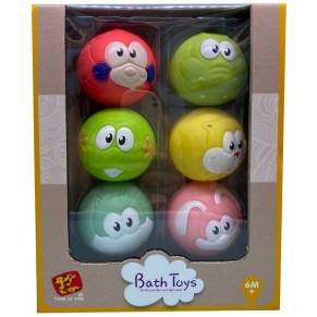 Tang Le Xing - Меки топчета, Животни - Комплект играчки за баня