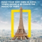 Продукт Cubic Fun Пъзел 3D National Geographic Eiffel Tower (Paris) 80ч.  - 6 - BG Hlapeta