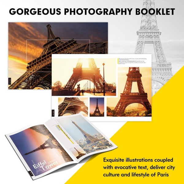 Продукт Cubic Fun Пъзел 3D National Geographic Eiffel Tower (Paris) 80ч.  - 0 - BG Hlapeta