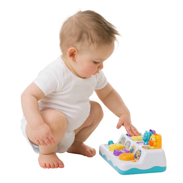 Продукт PLAYGRO Jerry s Class Изскачащи животни - Музикална играчка със светлини (12-36м) - 0 - BG Hlapeta