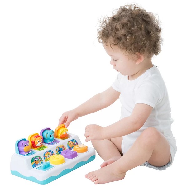 Продукт PLAYGRO Jerry s Class Изскачащи животни - Музикална играчка със светлини (12-36м) - 0 - BG Hlapeta