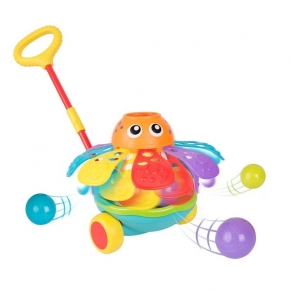 PLAYGRO Jerry s Class Октопод - Активна играчка за бутане с топчета (12-36м)