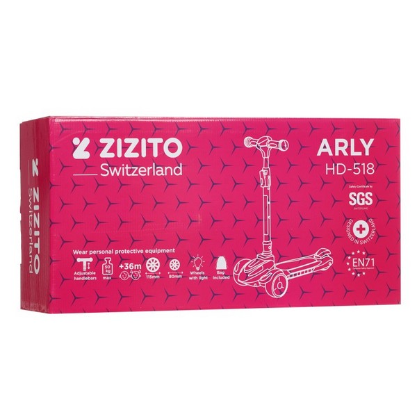 Продукт Zizito ARLY - Сгъваема детска тротинетка - 0 - BG Hlapeta