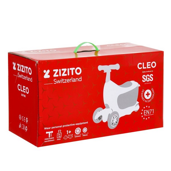 Продукт Zizito CLEO - Тротинетка 2 в 1 - 0 - BG Hlapeta
