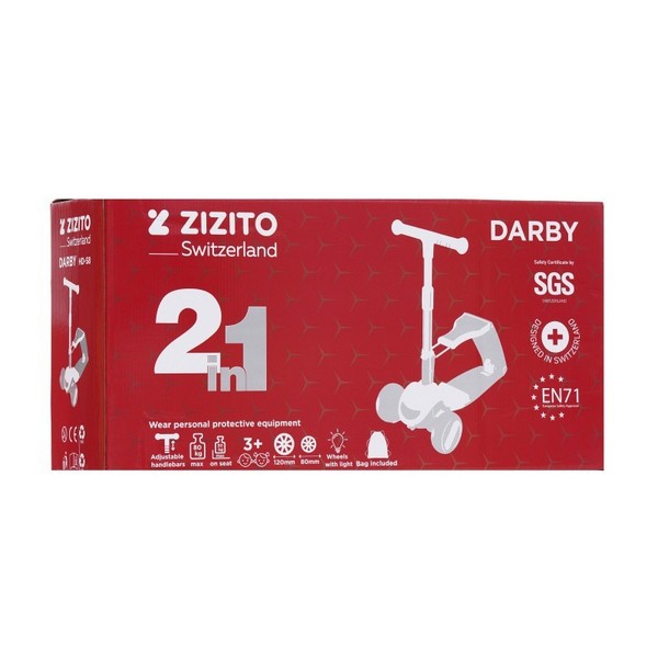 Продукт Zizito DARBY - Тротинетка 2 в 1 - 0 - BG Hlapeta
