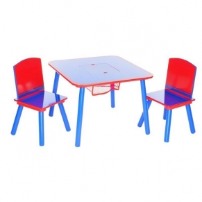 Delta children - Комплекти маси с два стола, синьо-червен