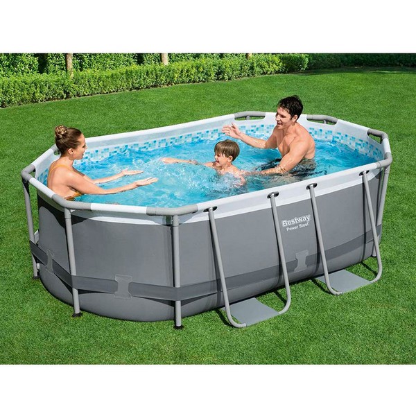 Продукт Bestway Power Steel Oval - Сглобяем басейн с помпа 305x200x84см - 0 - BG Hlapeta