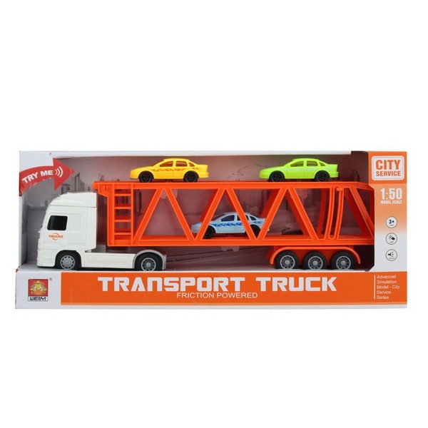 City Service Transport Truck - Автовоз с 3 коли 1:50