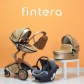 Продукт Fintera Deluxe - Бебешка количка 3 в 1, Еко кожа с чанта, дъждобран и комарник - 46 - BG Hlapeta