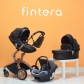 Продукт Fintera Deluxe - Бебешка количка 3 в 1, Еко кожа с чанта, дъждобран и комарник - 41 - BG Hlapeta