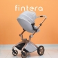 Продукт Fintera Deluxe - Бебешка количка 3 в 1, Еко кожа с чанта, дъждобран и комарник - 38 - BG Hlapeta