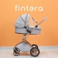 Продукт Fintera Deluxe - Бебешка количка 3 в 1, Еко кожа с чанта, дъждобран и комарник - 33 - BG Hlapeta