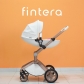 Продукт Fintera Deluxe - Бебешка количка 3 в 1, Еко кожа с чанта, дъждобран и комарник - 30 - BG Hlapeta