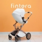Продукт Fintera Deluxe - Бебешка количка 3 в 1, Еко кожа с чанта, дъждобран и комарник - 27 - BG Hlapeta