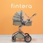 Продукт Fintera Deluxe - Бебешка количка 3 в 1, Еко кожа с чанта, дъждобран и комарник - 24 - BG Hlapeta