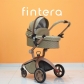 Продукт Fintera Deluxe - Бебешка количка 3 в 1, Еко кожа с чанта, дъждобран и комарник - 23 - BG Hlapeta
