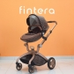 Продукт Fintera Deluxe - Бебешка количка 3 в 1, Еко кожа с чанта, дъждобран и комарник - 15 - BG Hlapeta
