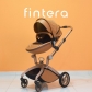 Продукт Fintera Deluxe - Бебешка количка 3 в 1, Еко кожа с чанта, дъждобран и комарник - 11 - BG Hlapeta