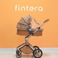 Продукт Fintera Deluxe - Бебешка количка 3 в 1, Еко кожа с чанта, дъждобран и комарник - 3 - BG Hlapeta