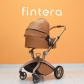 Продукт Fintera Deluxe - Бебешка количка 3 в 1, Еко кожа с чанта, дъждобран и комарник - 2 - BG Hlapeta