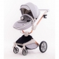 Продукт Fintera Sport - Бебешка количка 2 в 1, 360 градуса на въртене + чанта, дъждобран и комарник - 13 - BG Hlapeta