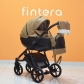 Продукт Fintera City - Бебешка количка 2 в 1, Еко кожа + Чанта, Дъждобран, Комарник, Поставка за чаша, Зимни ръкавици, Постелка за преповиване - 18 - BG Hlapeta