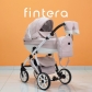 Продукт Fintera City - Бебешка количка 2 в 1, Еко кожа + Чанта, Дъждобран, Комарник, Поставка за чаша, Зимни ръкавици, Постелка за преповиване - 8 - BG Hlapeta