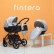 Fintera City - Бебешка количка 2 в 1, Плат + Чанта, Дъждобран, Комарник, Поставка за чаша, Зимни ръкавици, Постелка за преповиване 1