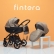 Fintera City - Бебешка количка 2 в 1, Плат + Чанта, Дъждобран, Комарник, Поставка за чаша, Зимни ръкавици, Постелка за преповиване 2