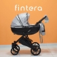 Продукт Fintera City - Бебешка количка 2 в 1, Плат + Чанта, Дъждобран, Комарник, Поставка за чаша, Зимни ръкавици, Постелка за преповиване - 11 - BG Hlapeta