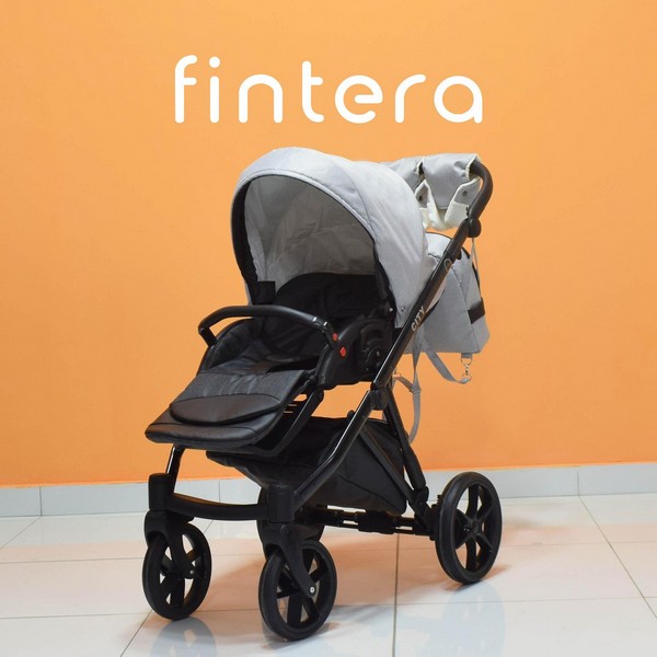 Продукт Fintera City - Бебешка количка 2 в 1, Плат + Чанта, Дъждобран, Комарник, Поставка за чаша, Зимни ръкавици, Постелка за преповиване - 0 - BG Hlapeta