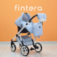 Продукт Fintera City - Бебешка количка 3 в 1, Еко кожа + Чанта, Дъждобран, Комарник, Поставка за чаша, Зимни ръкавици, Постелка за преповиване - 5 - BG Hlapeta