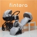 Fintera City - Бебешка количка 3 в 1, Плат + Чанта, Дъждобран, Комарник, Поставка за чаша, Зимни ръкавици, Постелка за преповиване 4