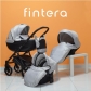 Продукт Fintera City - Бебешка количка 3 в 1, Плат + Чанта, Дъждобран, Комарник, Поставка за чаша, Зимни ръкавици, Постелка за преповиване - 32 - BG Hlapeta