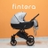 Fintera City - Бебешка количка 3 в 1, Плат + Чанта, Дъждобран, Комарник, Поставка за чаша, Зимни ръкавици, Постелка за преповиване