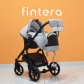 Продукт Fintera City - Бебешка количка 3 в 1, Плат + Чанта, Дъждобран, Комарник, Поставка за чаша, Зимни ръкавици, Постелка за преповиване - 28 - BG Hlapeta