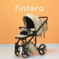 Продукт Fintera Royal - Бебешка количка 2 в 1, Еко кожа + Чанта, Дъждобран, Комарник, Поставка за чаша - 12 - BG Hlapeta
