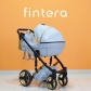 Продукт Fintera Royal - Бебешка количка 2 в 1, Еко кожа + Чанта, Дъждобран, Комарник, Поставка за чаша - 7 - BG Hlapeta