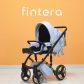 Продукт Fintera Royal - Бебешка количка 2 в 1, Еко кожа + Чанта, Дъждобран, Комарник, Поставка за чаша - 2 - BG Hlapeta