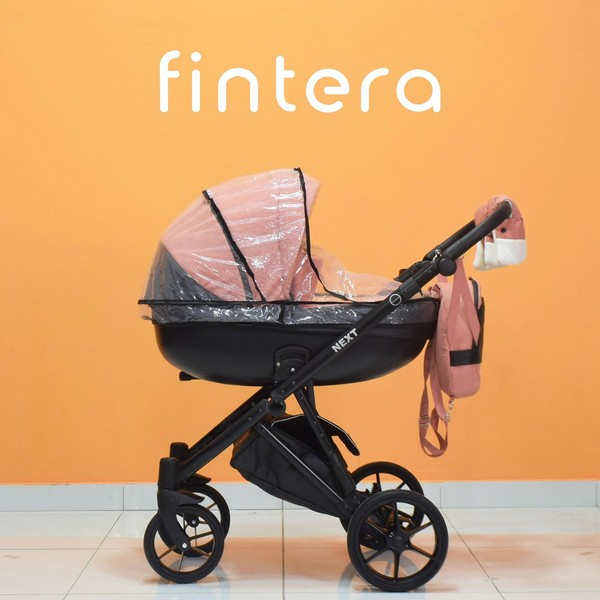 Продукт Fintera Next - Бебешка количка 2 в 1 от плат + Чанта, Дъждобран, Комарник, Поставка за чаша, Зимни ръкавици, Постелка за преповиване - 0 - BG Hlapeta