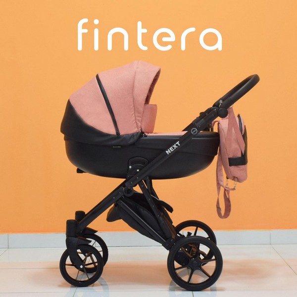 Продукт Fintera Next - Бебешка количка 2 в 1 от плат + Чанта, Дъждобран, Комарник, Поставка за чаша, Зимни ръкавици, Постелка за преповиване - 0 - BG Hlapeta