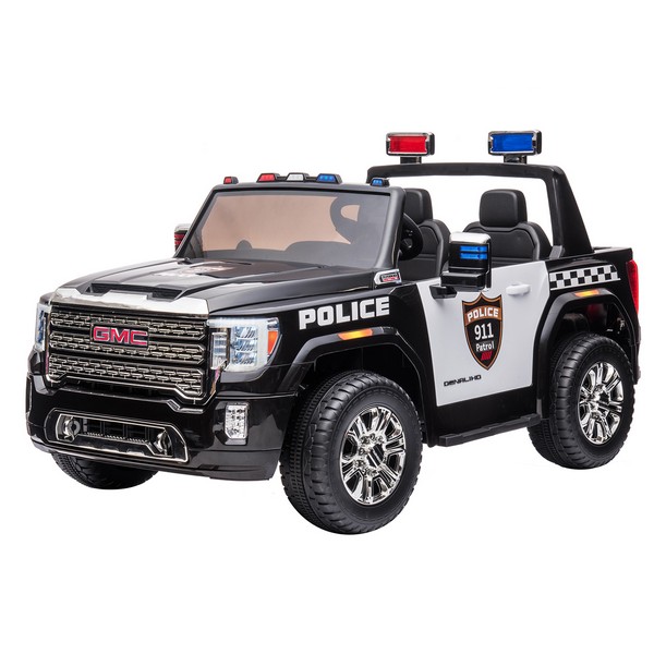 Продукт Акумулаторен джип Licensed GMC Police 12V7Ah, с меки гуми и кожена седалка - 0 - BG Hlapeta