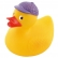 Canpol Crazy Ducks - Играчка за баня със свирка 0м+, асортимент 4
